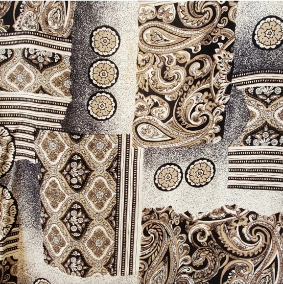 Final price! Vintage 80s Long Sleeve V Neck Layering Jacket Blouse - Picture 6 of 6